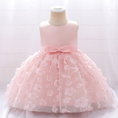 Baby party flower dress