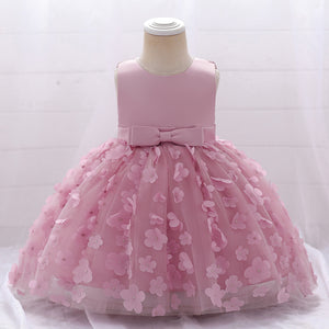 Baby party flower dress