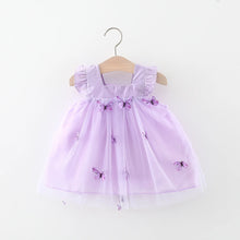 Load image into Gallery viewer, Baby girl butterfly dress