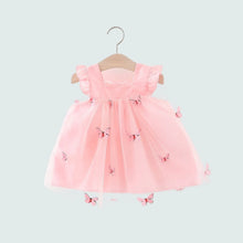Carica l&#39;immagine nel visualizzatore di Gallery, Baby girl butterfly dress
