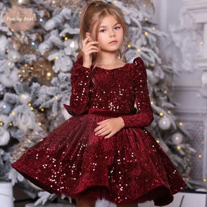 Baby girl princess princess sequin dress