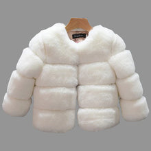 Load image into Gallery viewer, Baby Girls  Fur Coat
